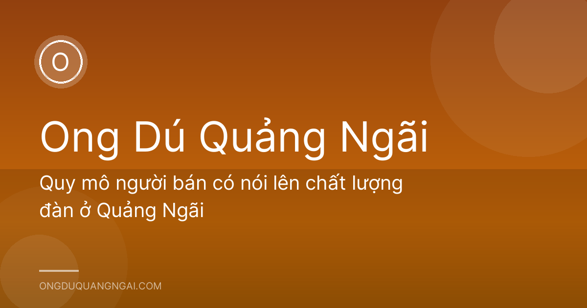 Quy mô người bán có nói lên chất lượng đàn ở Quảng Ngãi